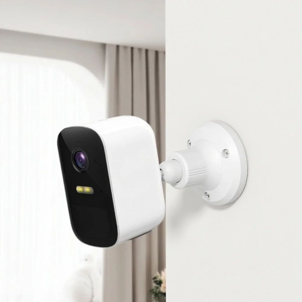 Magnetic Security Camera Holder 360° Rotatory& 90° Adjustable Monitoring Camera Wall Mounted Bracket For Home Security Accessory