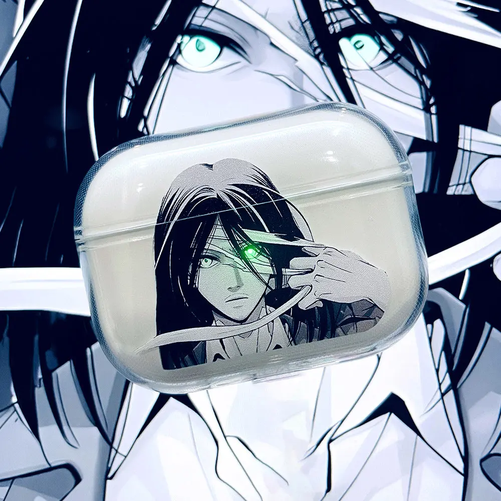 Étui pour Airpods Pro 3 Pro2 Pro avec motif d'anime, coque Bluetooth sans fil pour Airpods 1 2 3 4 avec oreilles suspendues, coque en silicone