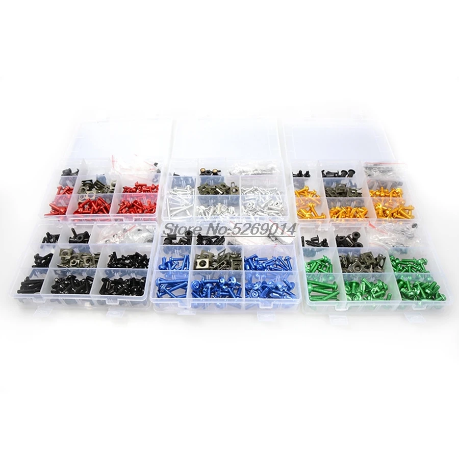 Motorcycle cover full Fairing Body Bolts Nuts Screw Threaded For Msx125 Sym 300 Kdx 200 Silent Block Fz1 Yamaha Buell Xb