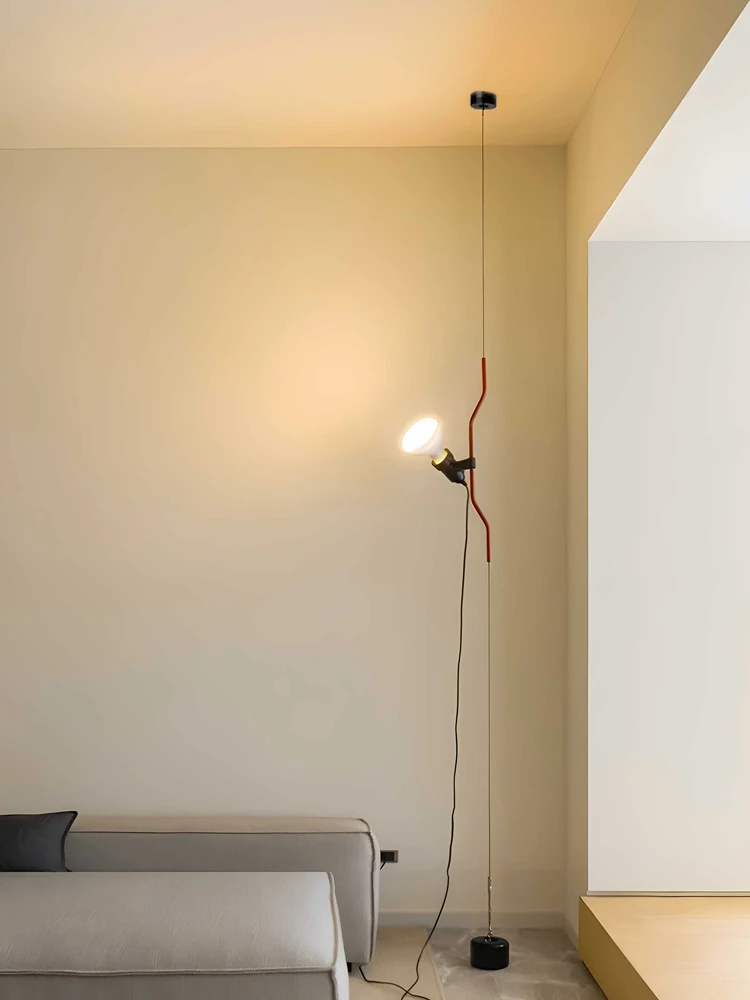 

Modern Minimalist Italian Style Suspended Living room light Adjustable Bedroom Bedside Floor lamp Hotel Corner decorative light