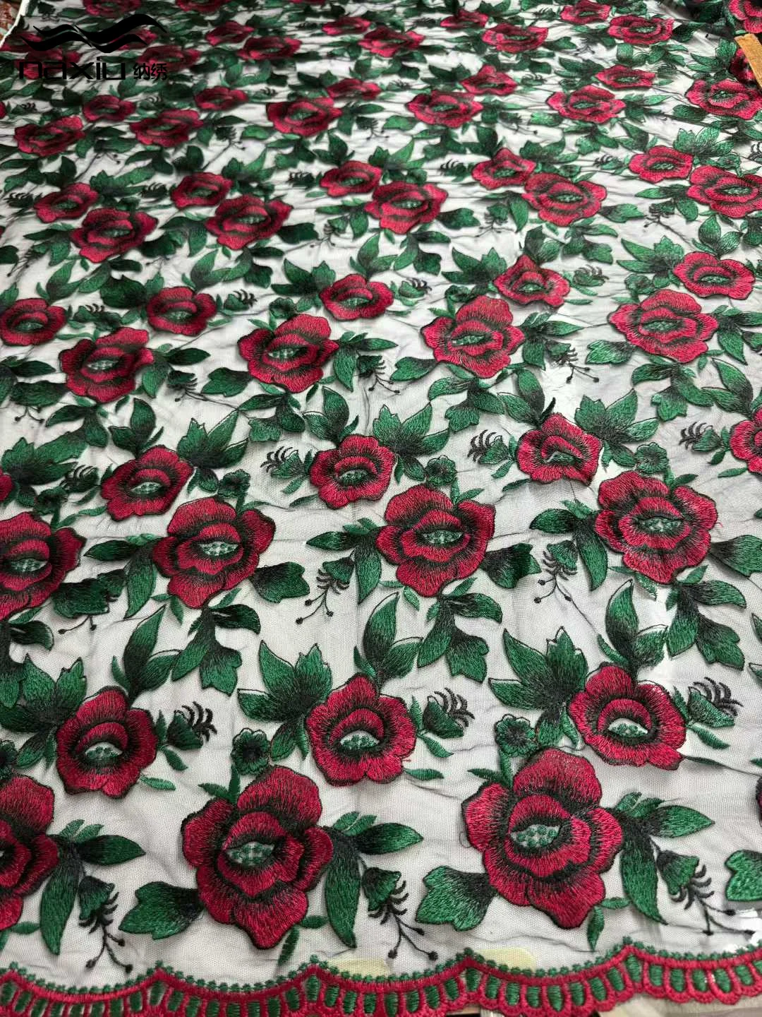 

Медисон африканская кружевная ткань с блестками, высокое качество, кружевная нигерийская французская кружевная ткань для свадебного платья