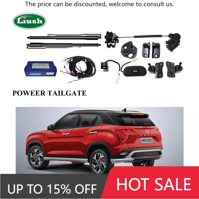 

Power Tailgate Spindle Drive Electric Lift Strut For Hyundai Creta 2025 Car Modification Foot Sensor Electric Liftgate