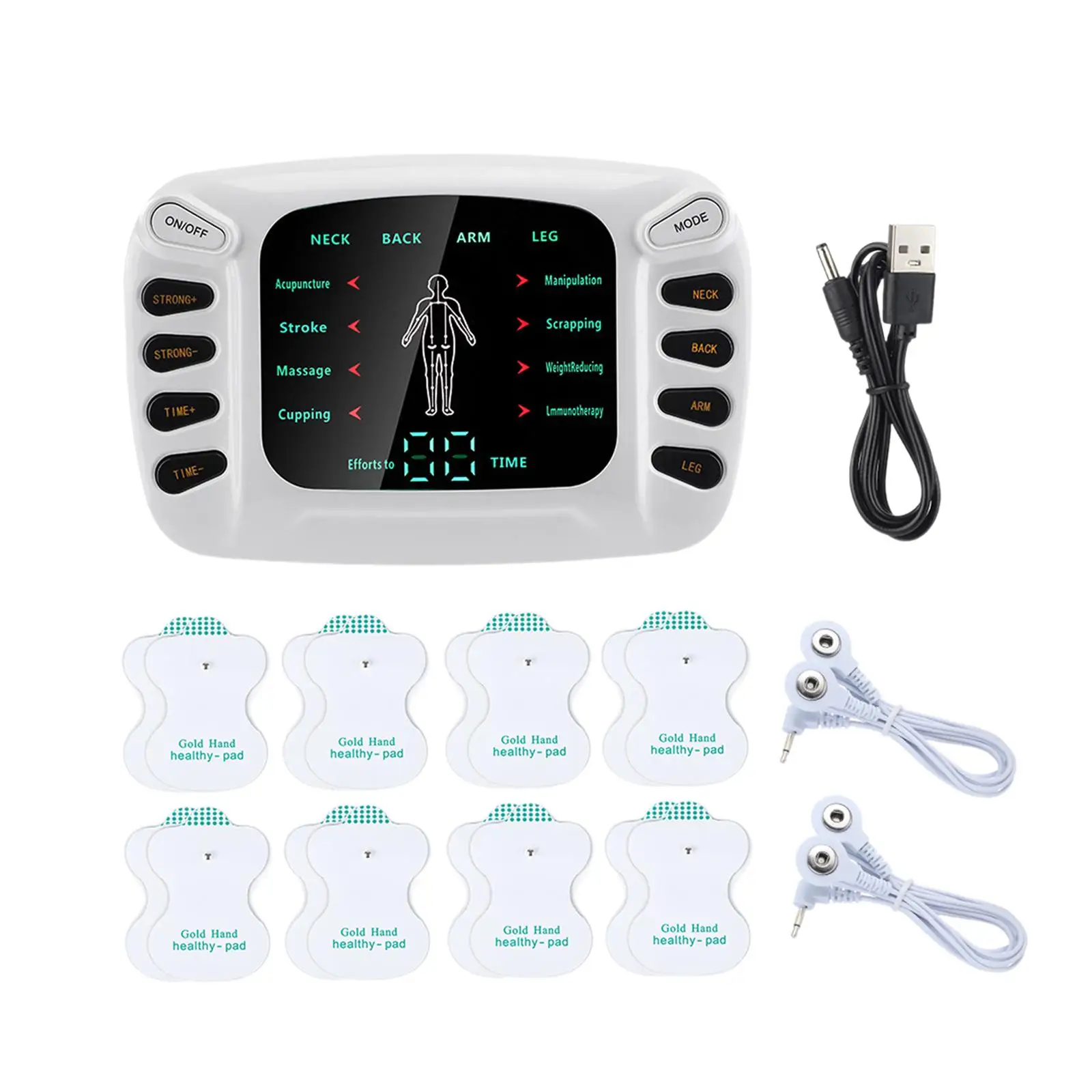 

Electric Massager 15 Leves Intensity Timer Function Gift for Mom Dad 8 Massage Modes for Shoulder Joint Back Leg for Women