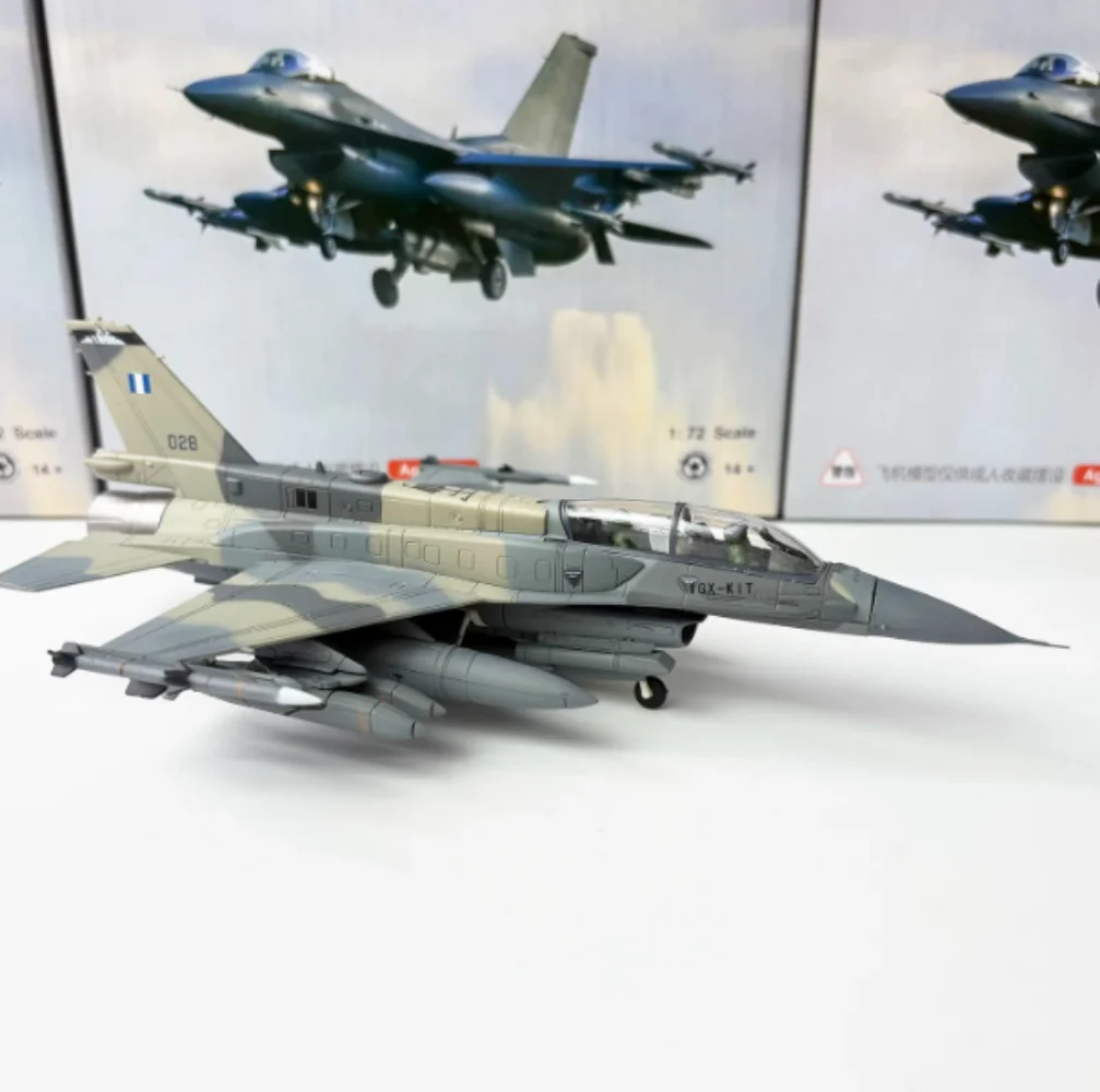 1/72 Scale American F16D Fighter Model Plane Mirage Ghost Air Force Alloy Diecast Finished Military Aircraft Collection Ornament