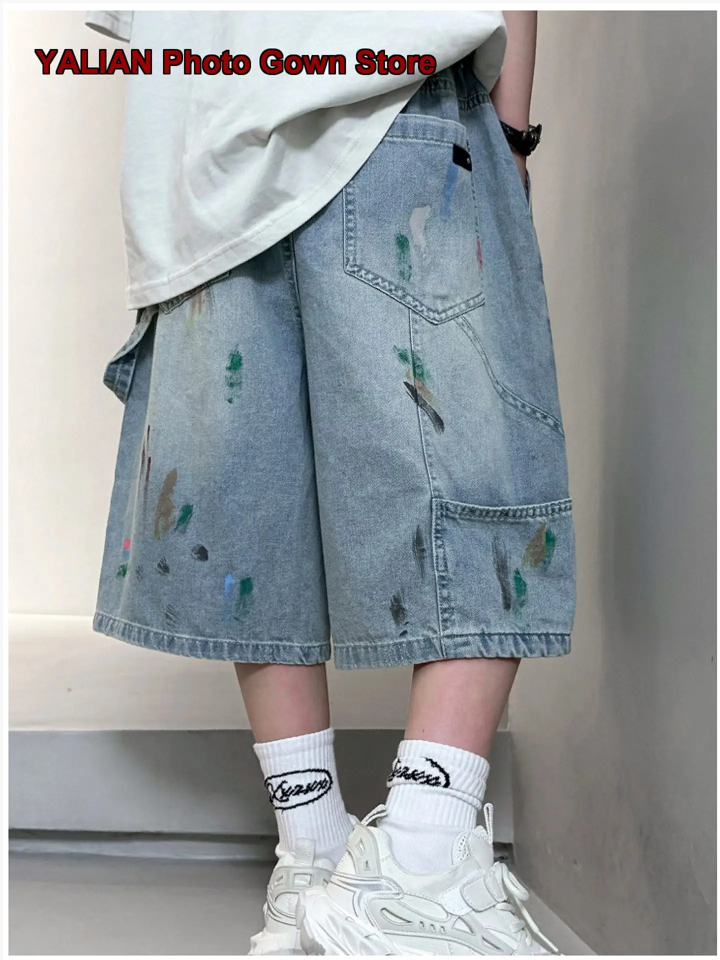 Boys Summer Thin Shorts 2026 Handsome Capri Shorts for Older Kids