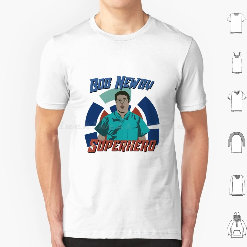 Bob Newby ~ Superhero T Shirt 6xl Cotton Cool Tee Bob Newby Superhero Bob Newby Sean Astin