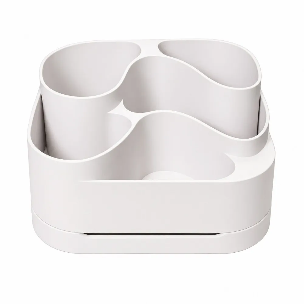 Compartment Design Succulent Flower Pot Space-Saving Structure White Tiered Succulent Planter Flower Pot Gardening