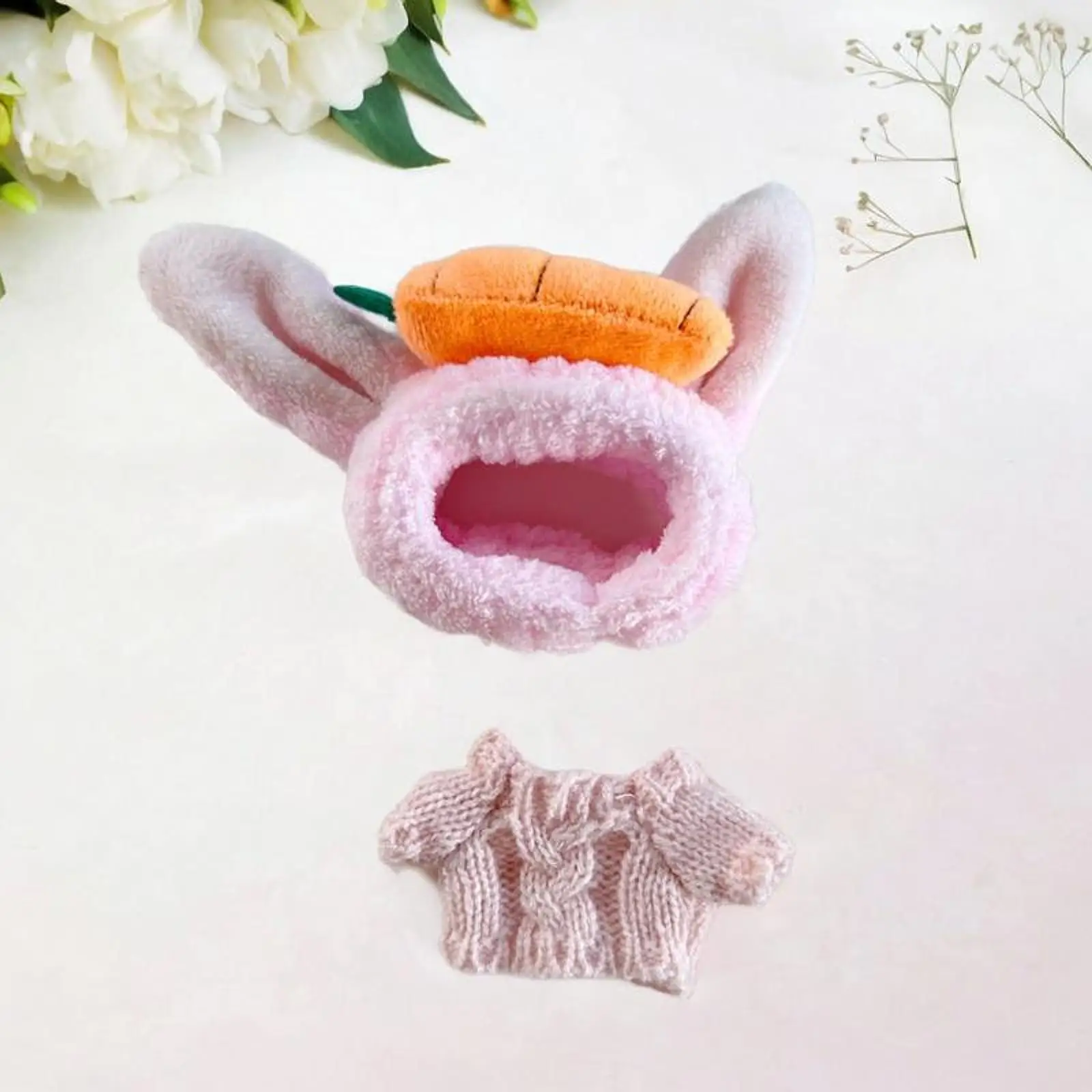 Ropa de muñeca de peluche de 15cm-17cm, bonita, suave, a la moda, accesorios para fotos, disfraces, ropa de muñecos con peluches