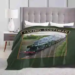 Flying Scotsman And Nameplate Soft Warm Light Thin Blanket Flying Scotsman Steam Train The Flying Scotsman Locomotive Steam