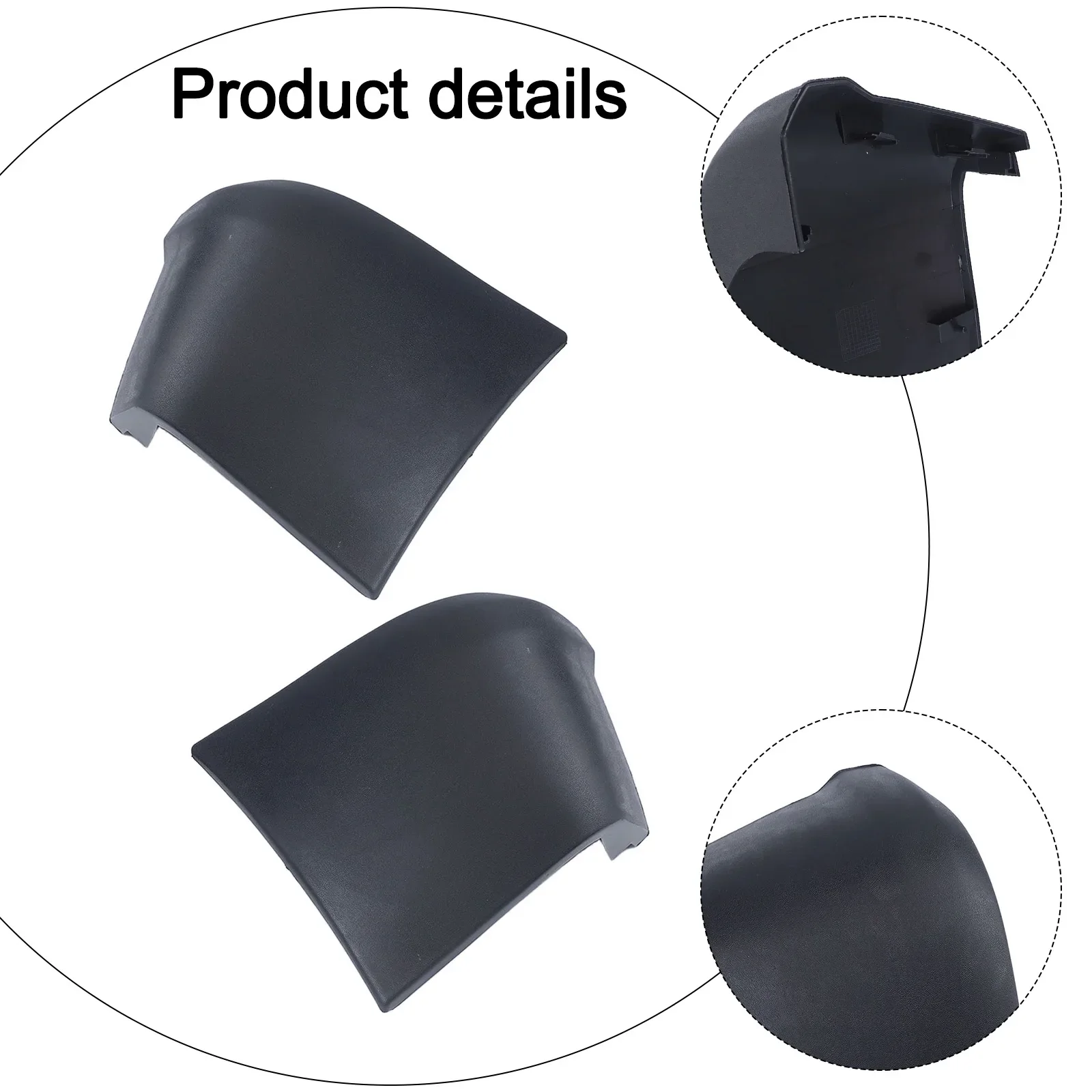 

Rear Bumper Corner End Cap Set for Ford For Transit Connect Vehicles Includes Left and Right Pieces with Installation Clips