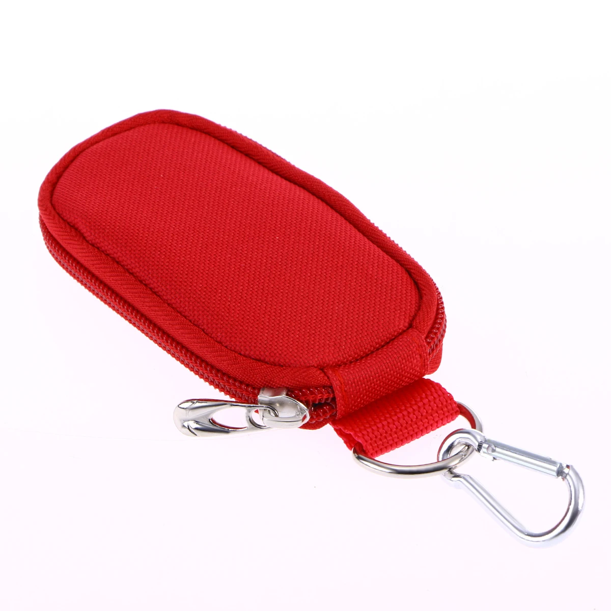 

Essential Oil Key Bag Portable Handle Storage Case Clear Finish Elegant Design Travel Home Holds 2Ml Bottles Red Sturdy