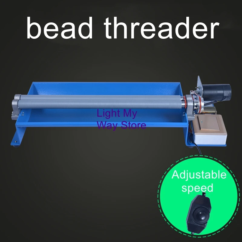 Automatic Beading Machine Round Jade Pearl Bodhi Agate Wooden Beads Plastic Threading Machine Round Bead Threading Machine