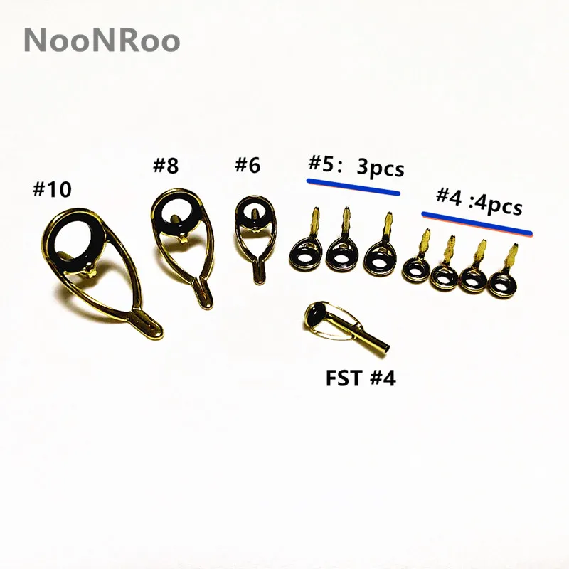 Casting KW Guide Set  For Fishing Rod DIY Repair Guide  Rod Building  total 11pcs NooNRoo