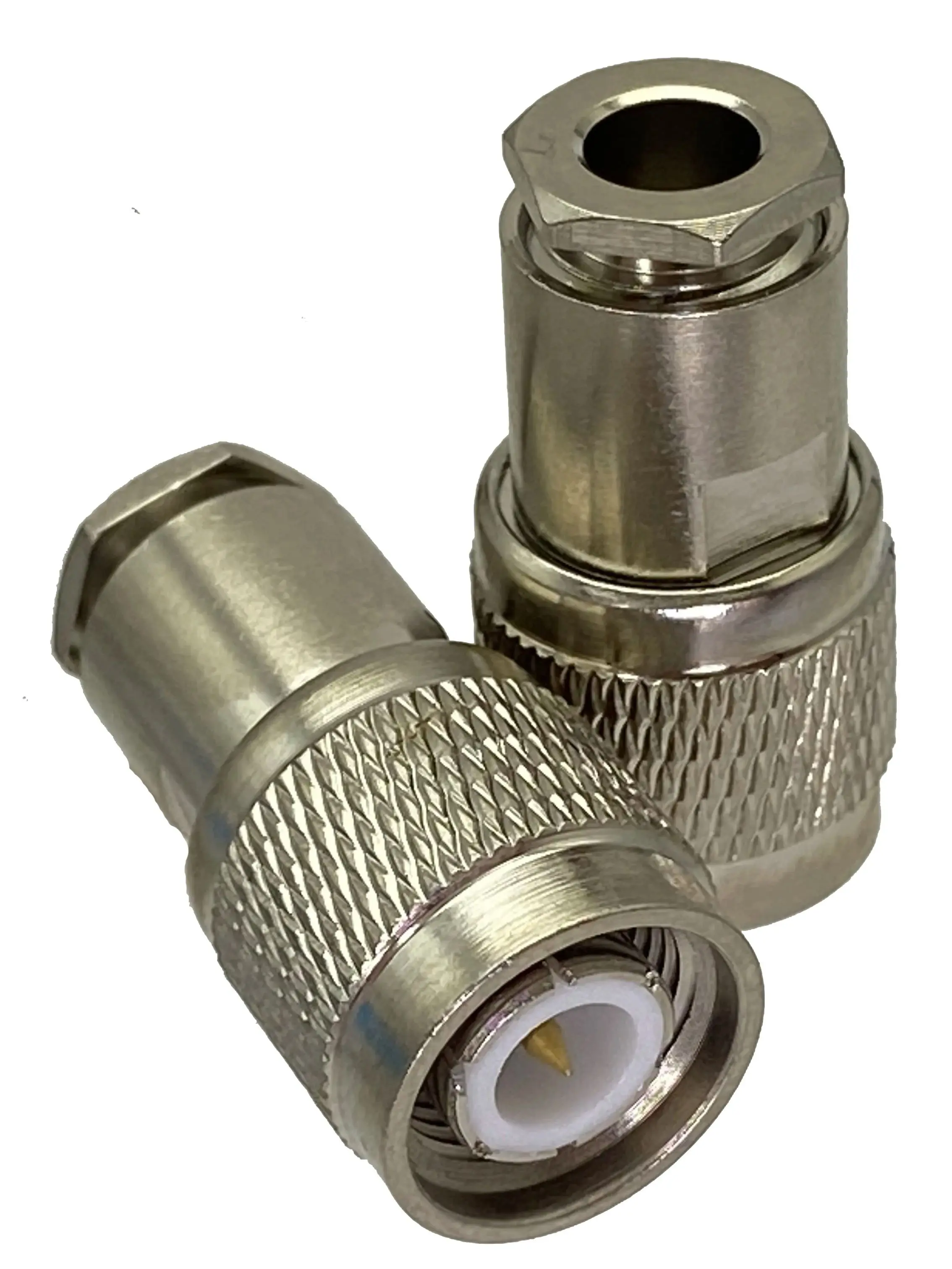 1 szt. Złącze TNC wtyk męski zacisk RG58 RG142 LMR195 RG400 kabel prosty — zdjęcie 2