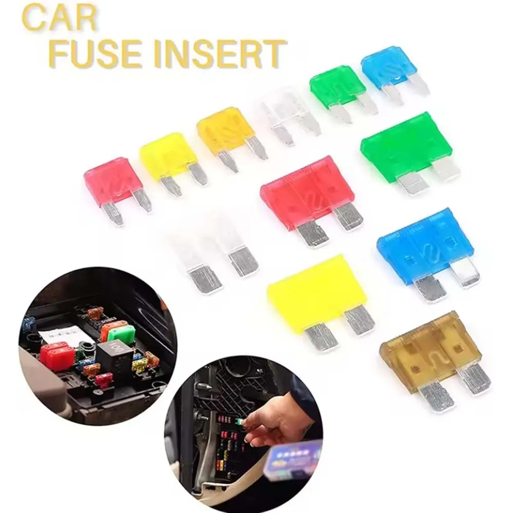 80pcs Standard Blade Fuses Assortment Kit (3Amp 5A 7.5A 10A 15A 20A 25A 30A 35A 40A) for Boat Truck SUV Replacement Fuses