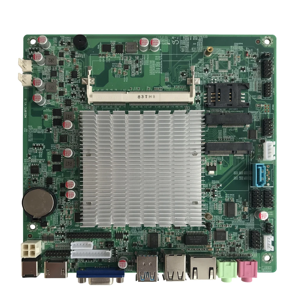 NANO-ITX Motherboard Fanless Atom J1900 motherboard cpu combo Quad Core 2.0GHz 1Lan Onboard Button IoT lga 1155 motherboard