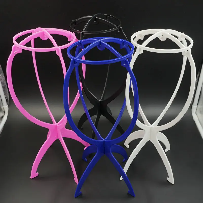 

Hstonir Wig Stand Folding Stable Durable Wig Display Holder Tool Hair Accessories High Quality T045