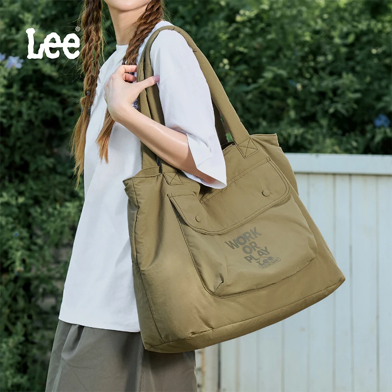 

LEE студенческая сумка для ноутбука и книги, большие женские сумки для покупок, дорожная сумка с несколькими карманами, дизайн с магнитной пряжкой