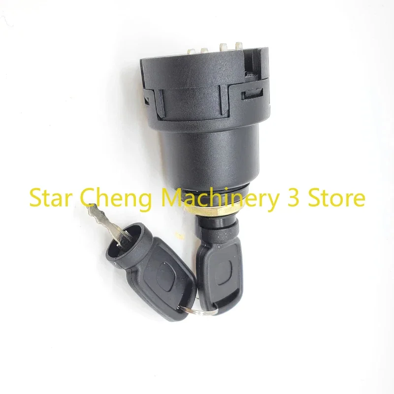 

New Electric Door Lock Excavator For Sunward 60 70 80 90 150 210 High Quality Ignition Switch Start Key Accessories