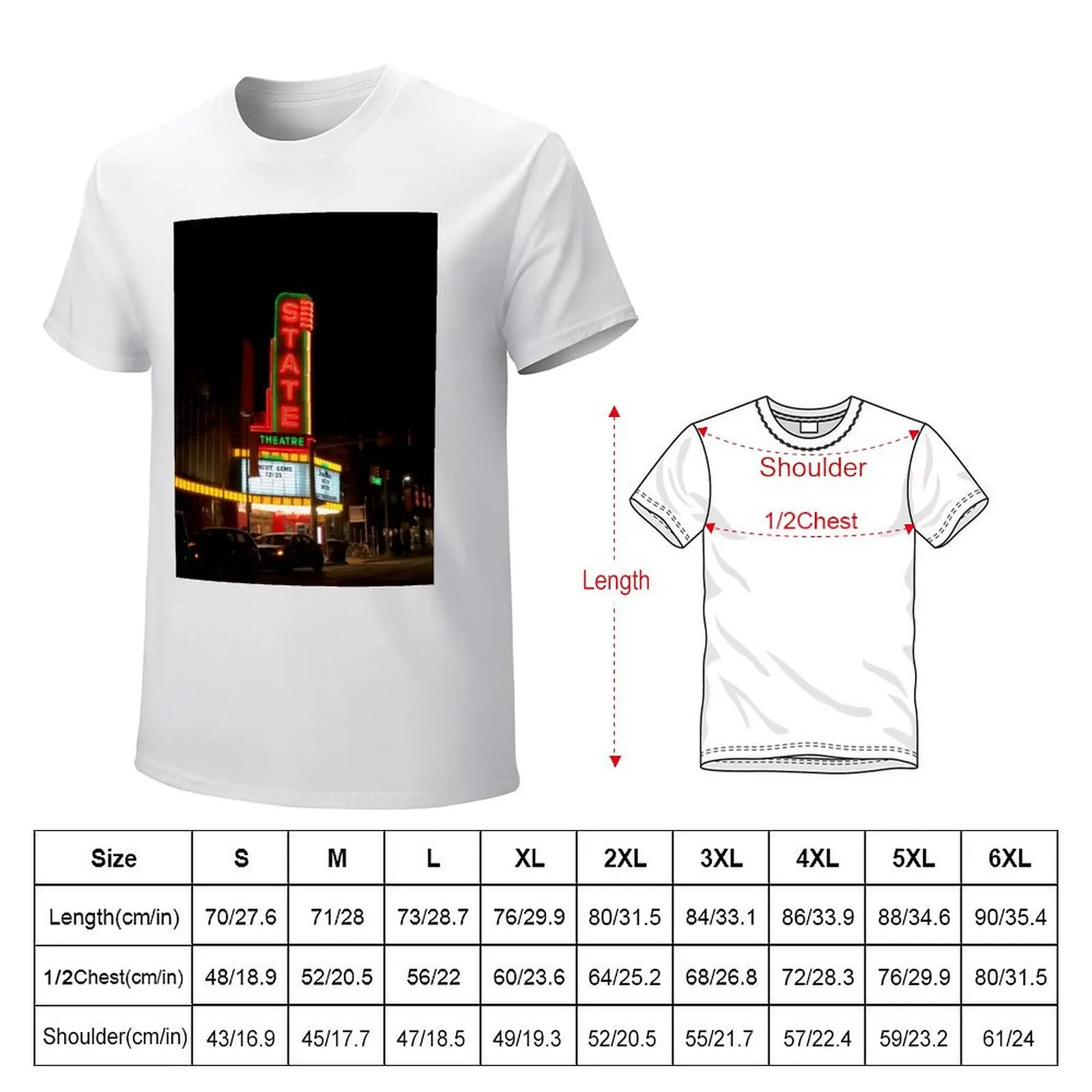 Downtown Lights T-Shirt kawaii clothes cute tops summer tops for a boy t shirt for men