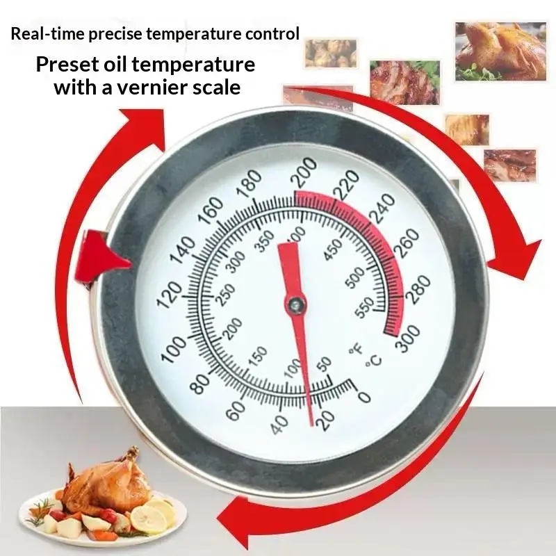 New！1Pcs Stainless Oven Grill Barbecue Temperature Gauge 20/30CM Kitchen Thermometer Probe Meat Cooking BBQ Food Thermometer