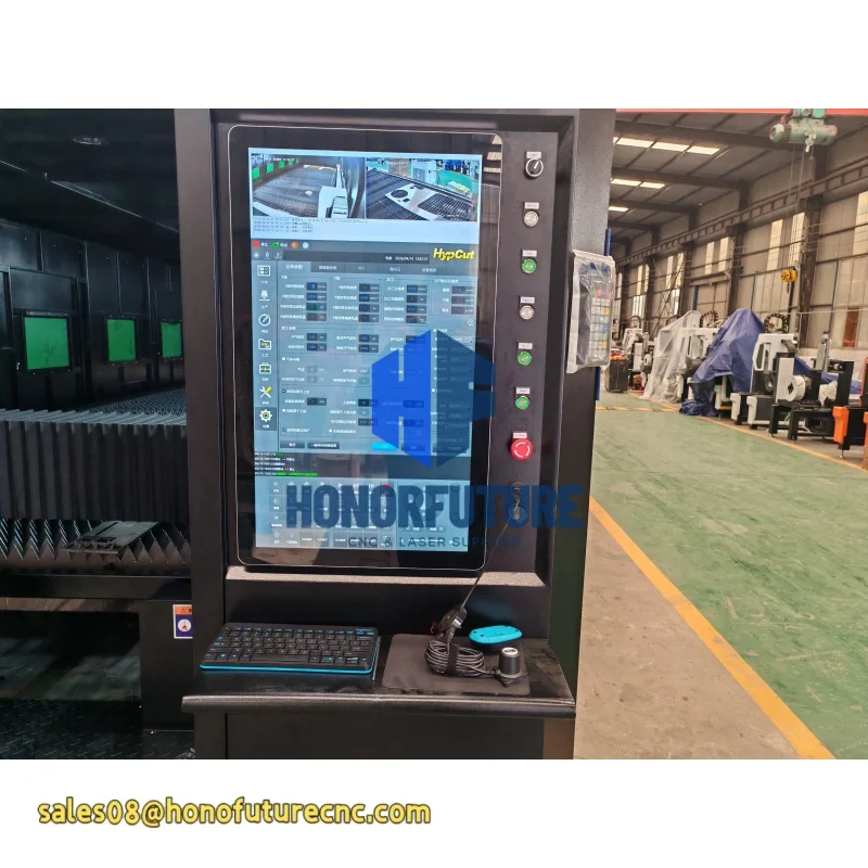 CE Fiber CNC Metal 레이저 절단기 for Stainless Steel Mid Steel Cutting with Surrounding Structure Metal Lazer Cutter Metalworking Tool