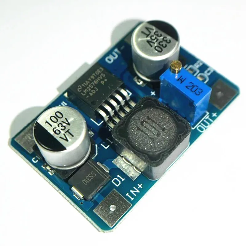 1pcs LM2576HV DC-DC Step Down Adjustable Power Supply Buck Module DC-DC 5V-60V Input 1.25V-26V Output