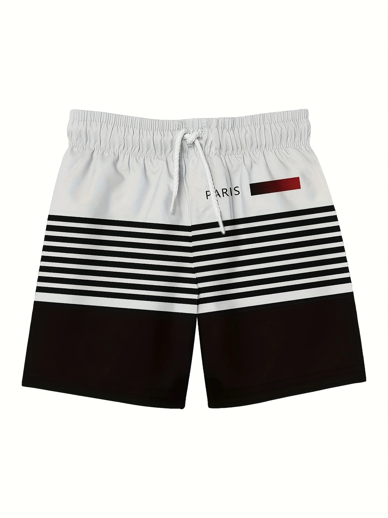 

2026 Summer New Men's Shorts with 3D Stripes Pattern Print - Street Casual Fashion Comfortable Breathable Lightweight