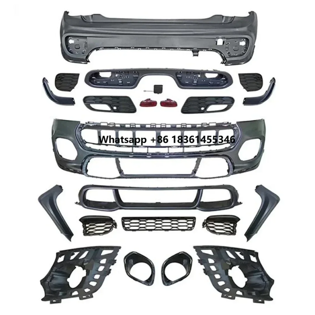 

For Cooper F55 F56 F57 2012-13 Modified JCW Style Grill Mask Grid Car Accessories Body Kit front rear bumper Assembly