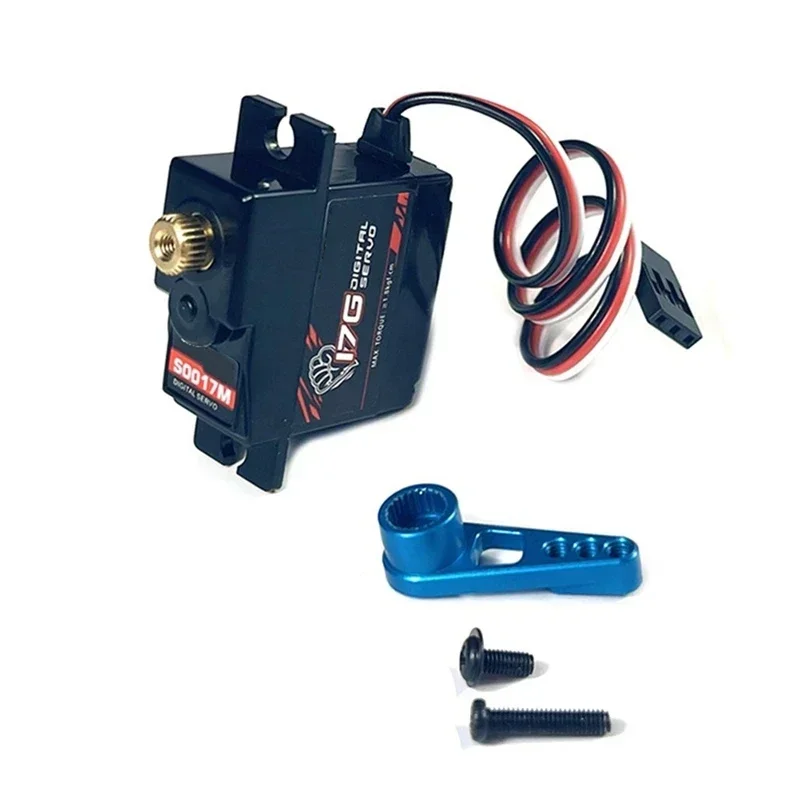 17g 3,5 kg Metall getriebe Digital Servo und Metall Servo arm s0017m für wpl c14 c24 mn d90 mn99s rc Auto Upgrade Teile