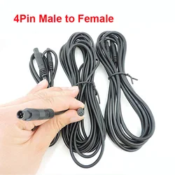 4Pin Male to Female Car DVR Camera Extension Cable HD Monitor Vehicle Rear View Camera Wire Connector Copper 4 Core Cord