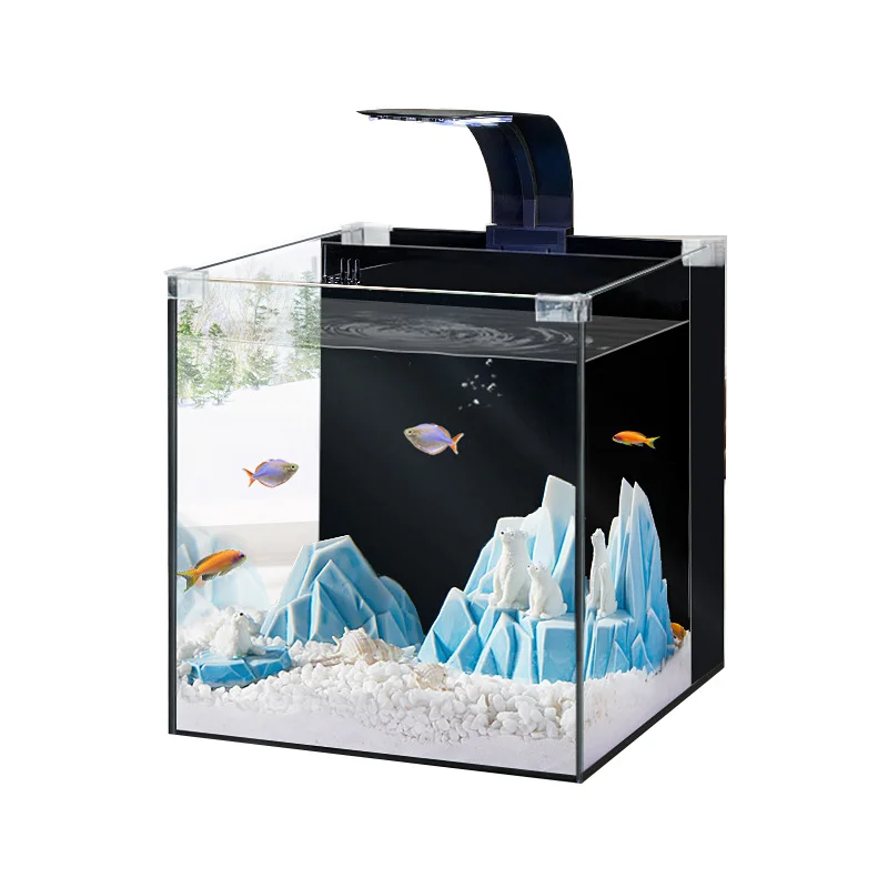 

Factory Price All Types Customized Glass with LED Light and Filter Media Aquarium Glass Fish Tank