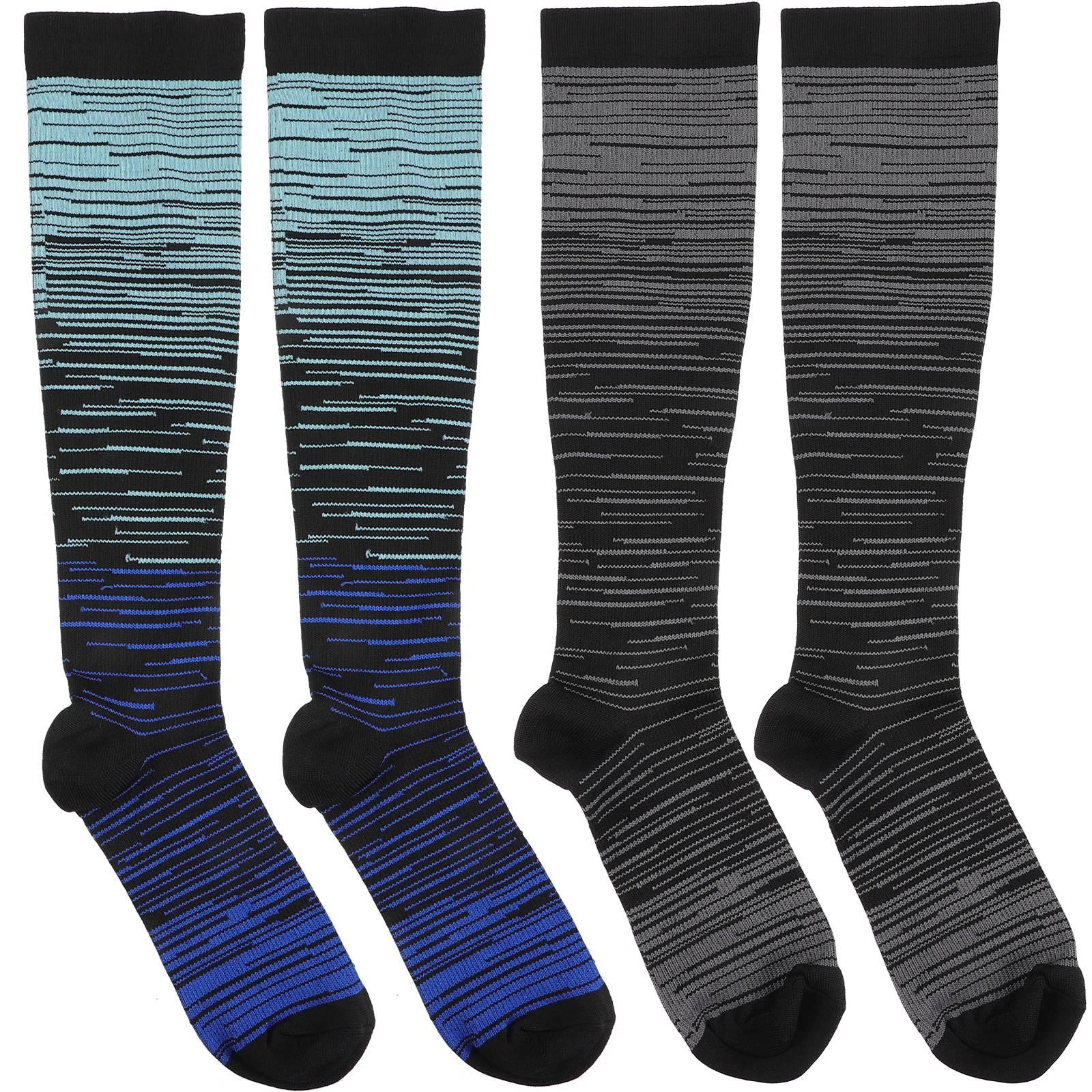 زوجان من جوارب العجل الرياضية، جوارب ضغط للرجال والنساء، ملابس الجري والتدريب والمشي في صالة الألعاب الرياضية، أحذية داعمة مرنة #3