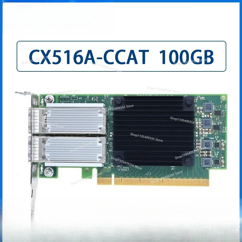 For CX516A-CCAT ConnectX-5 100Gb PCIex16 2xQSFP 10 Gigabit Network Interface Card
