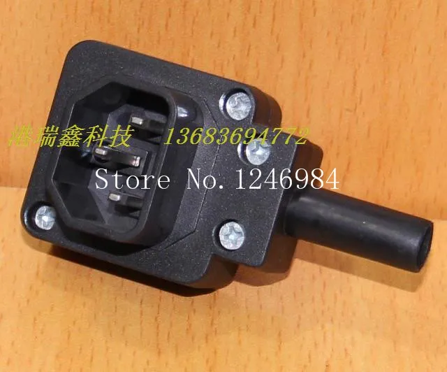 [SA]Plug the AC power plug RLEIL male plug connector are bent RL-2233-A--50pcs/lot