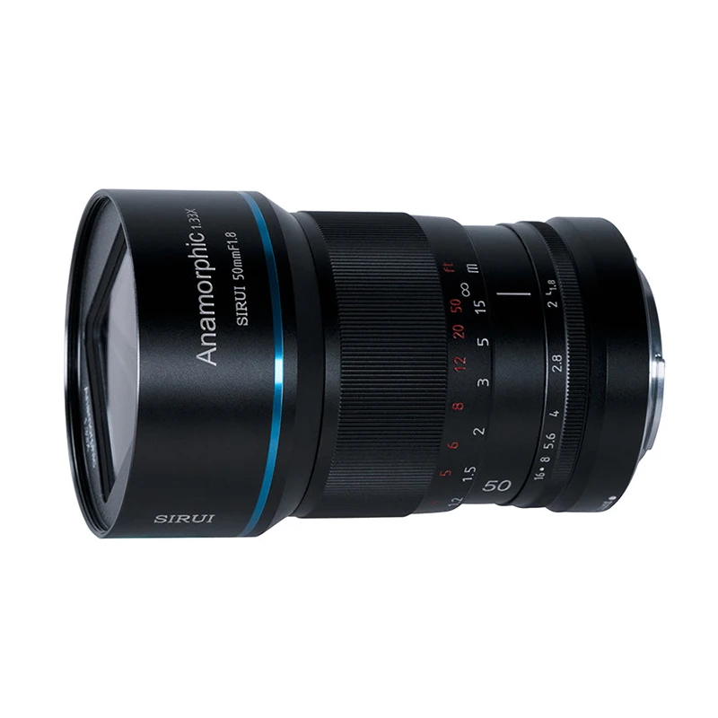 SIRUI 50mm F1.8 1.33x Anamorphic Camera Lens APS-C Manual Focus Lens For Sony E FujiFilm XF M43 Mount Cameras