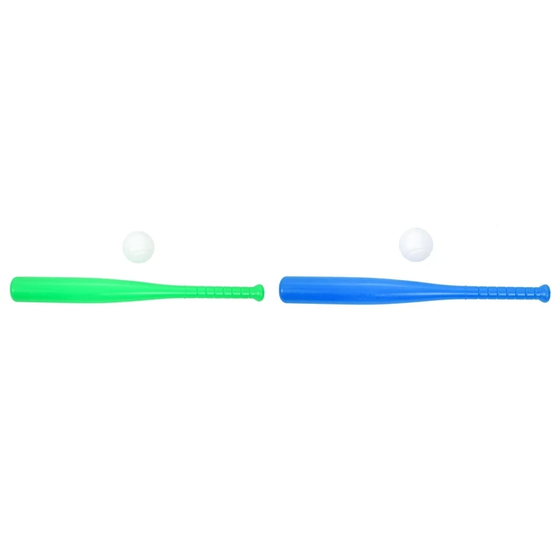 

2 Pcs Souviner Baseball Bat Sports Toys Children's Toys Baseball Bat Green & Blue