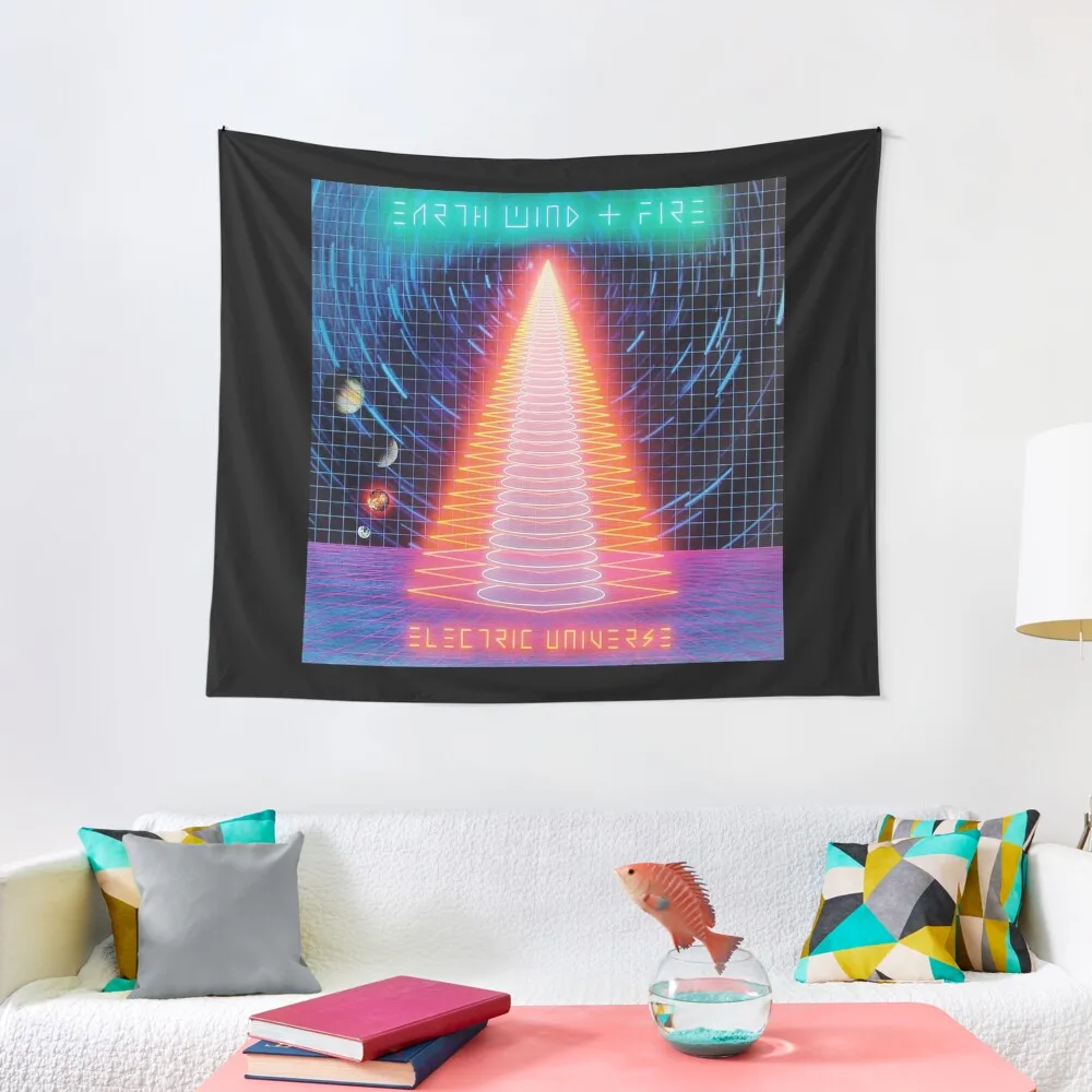 

Earth, Wind & Fire electric universe Tapestry Funny Custom Decoration Bedroom Tapestry