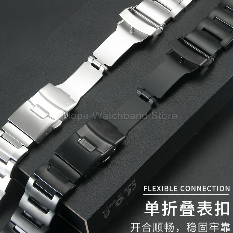 Correa de reloj de acero excelente, duradera, resistente al desgaste, experiencia de uso cómoda para Prospex Landmaster SRPD25 SKX779 SKX781 20mm