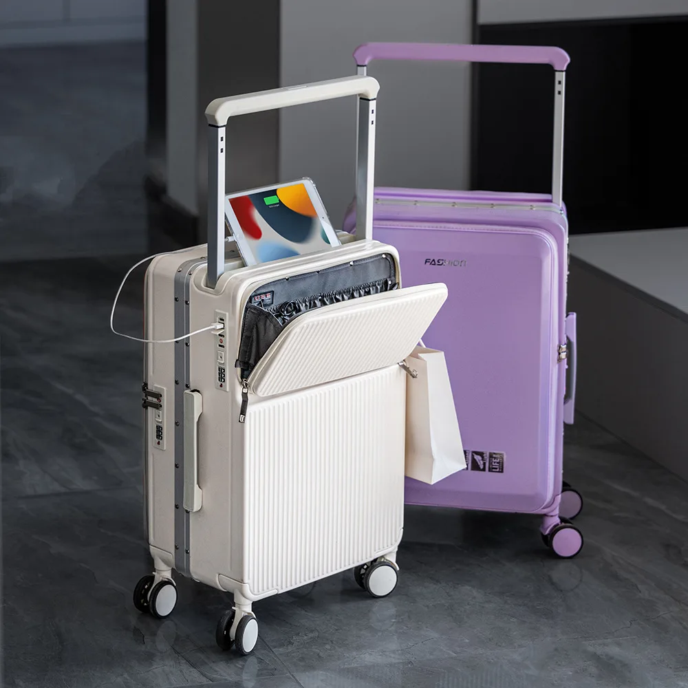 

Комплект из 2 дорожных сумок-чемоданов (ручная кладь) из полиэстера, универсальный, для мужчин и женщин, с ручкой