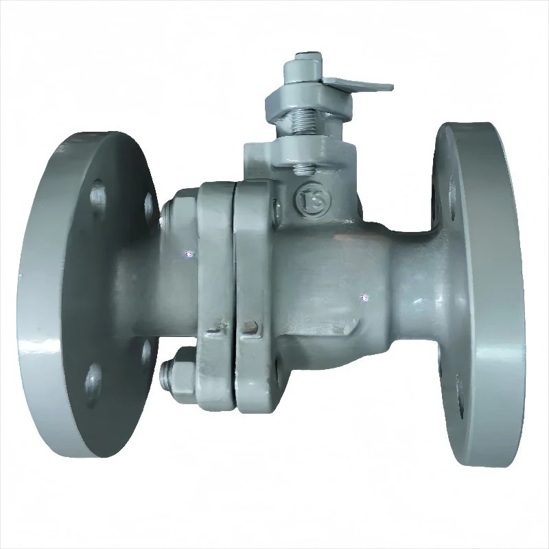 Carbon steel ANSI GB WCB floating ball valve DN25 flanged two-way ball valve