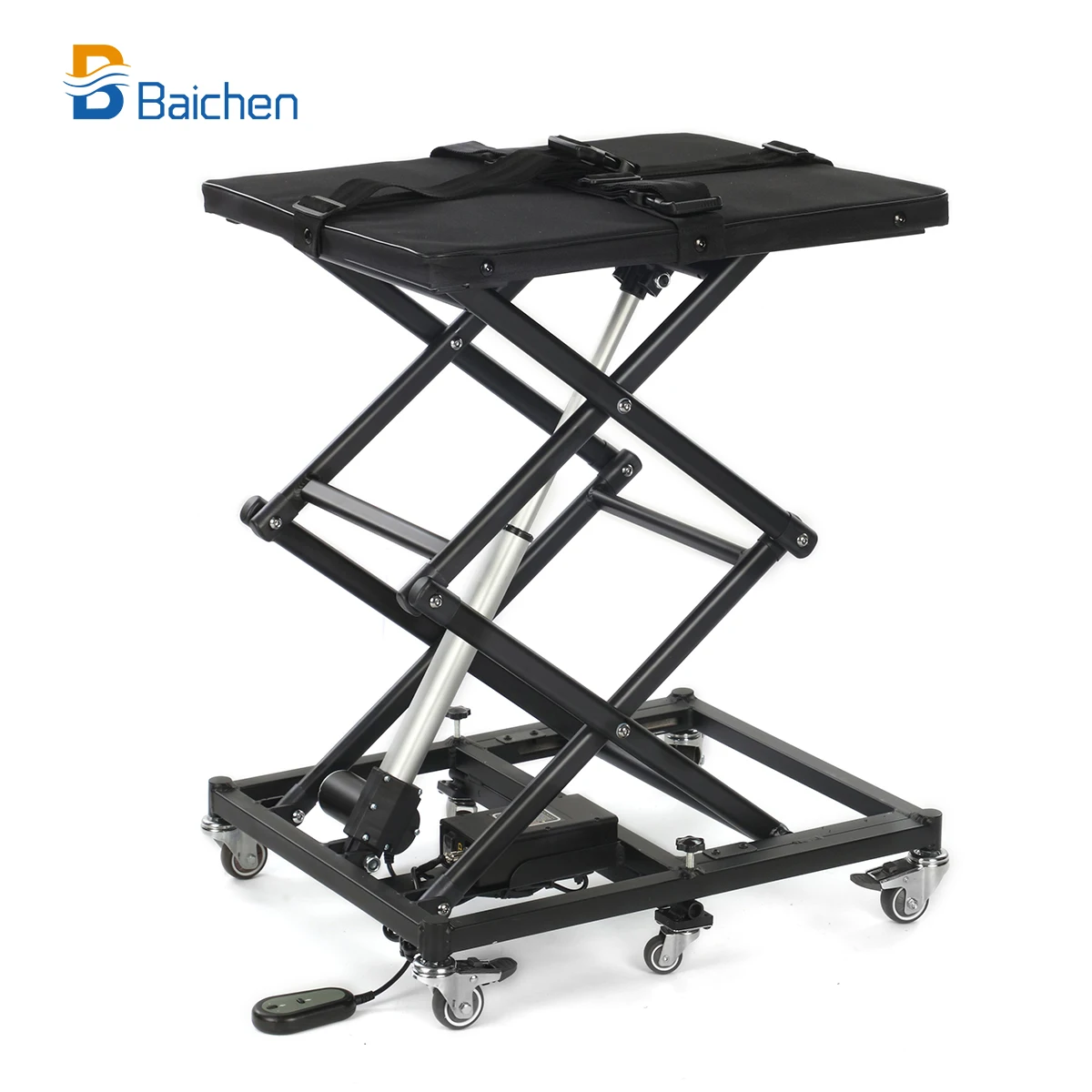 Super Light Wheelchair Electric Scissor Lift Portable Wheelchair Hoist with Remote Control Electric Wheelchair Lift