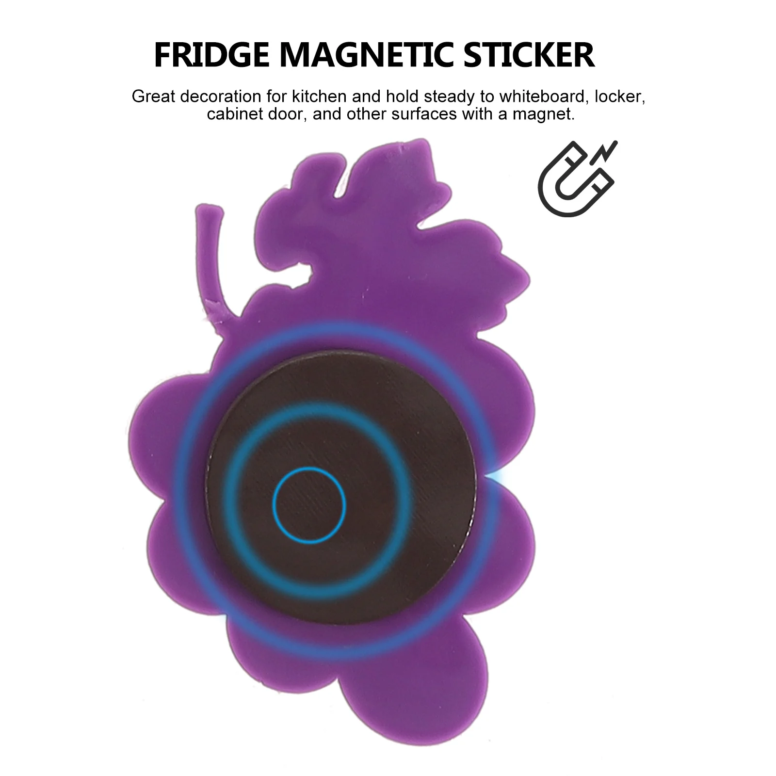 

10Pcs Fruit Refrigerator Stickers PVC Magnetic Fridge Magnets Cartoon Colorful Home Office Whiteboard Decor Activity