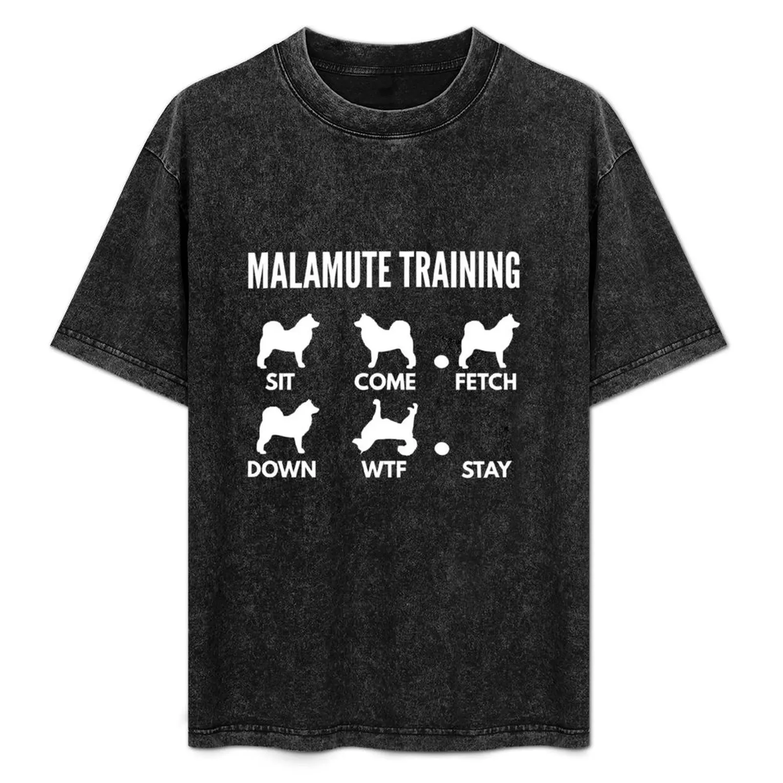 

Malamute Training - Alaskan Malamute Tricks T-Shirt luxury clothing labubu graphic tee shirt oversized t shirts for men