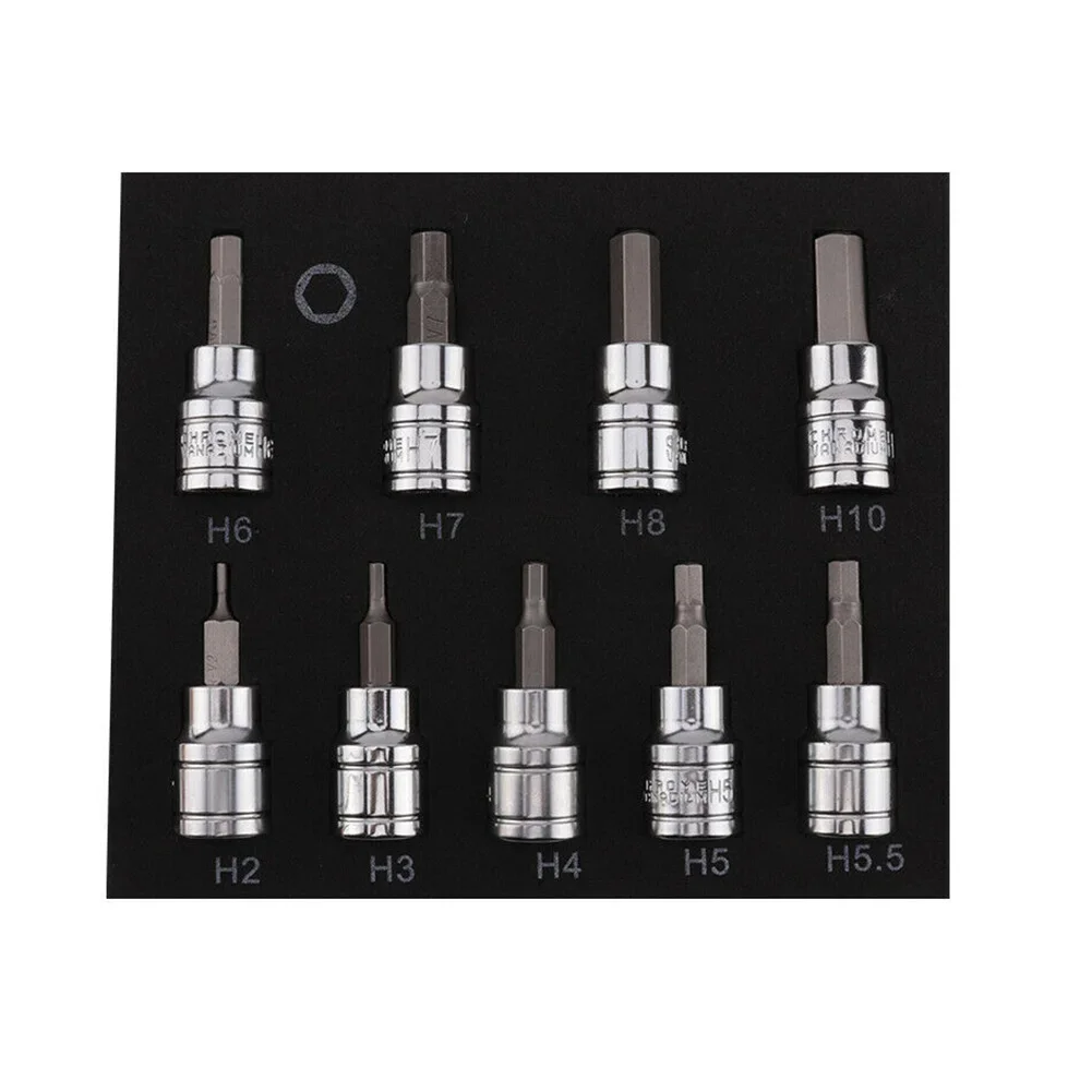 Hex Bit Bit Socket Anti-corrosion Chrome Vanadium Steel Chrome vanadium steel Tools Hex High Quality High quality