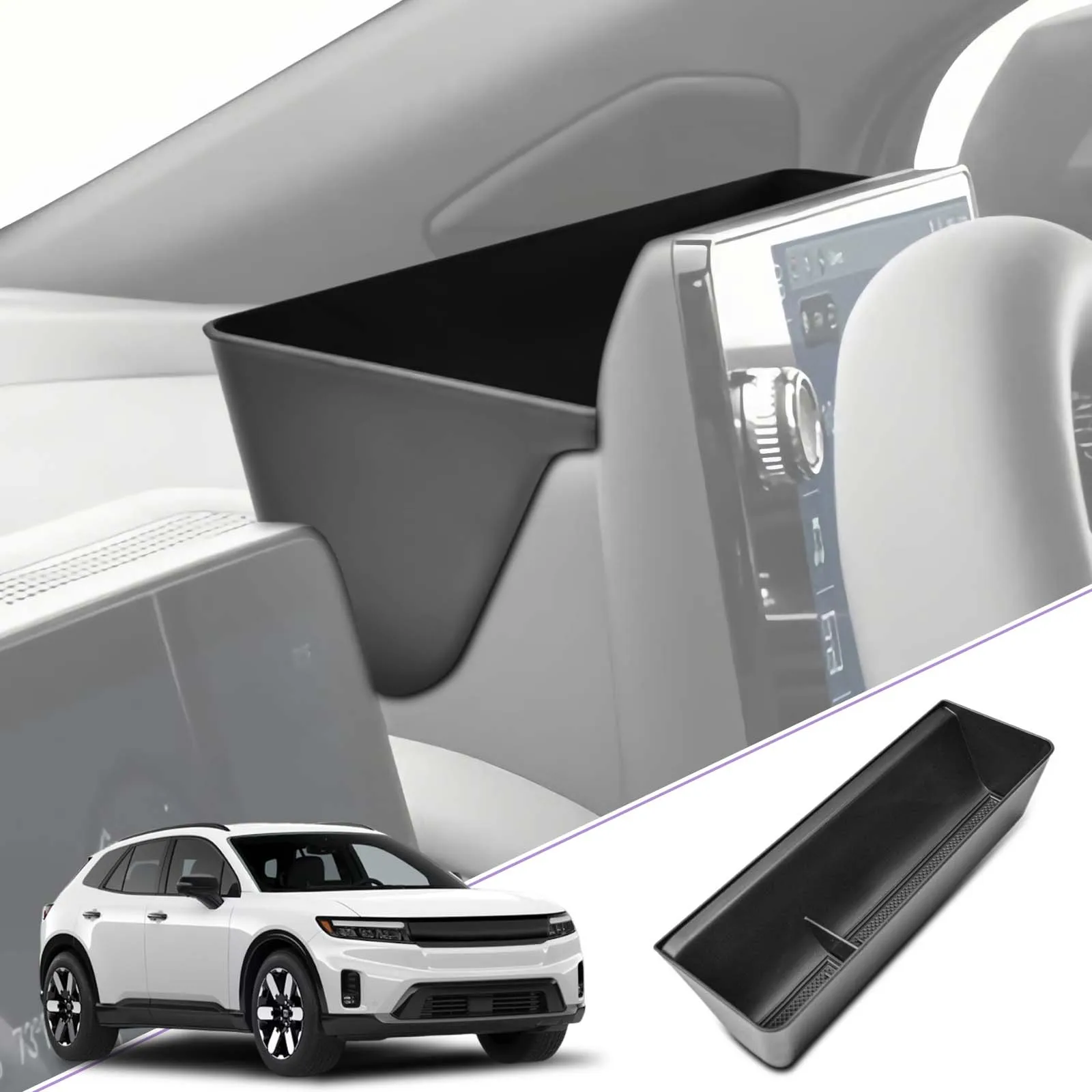 

Dashboard Storage Box For 2024 2025 Honda Prologue EV /Acura ZDX Center Console Organizer Behind Screen Dash Board Accessories
