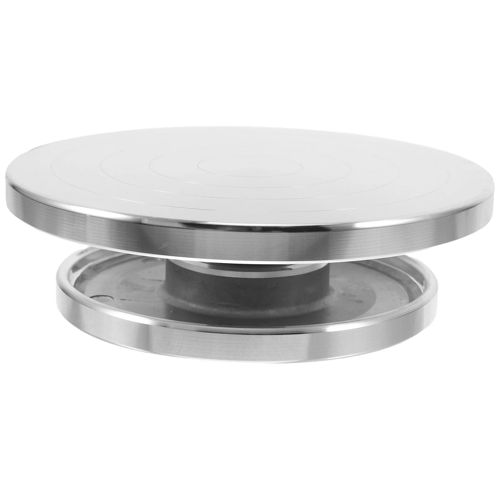 

Heavy Duty Clay Turntable 360 Rotation Swivel Plate Aluminum Alloy Base for Handcraft Pottery and Baking Decoration Workbench