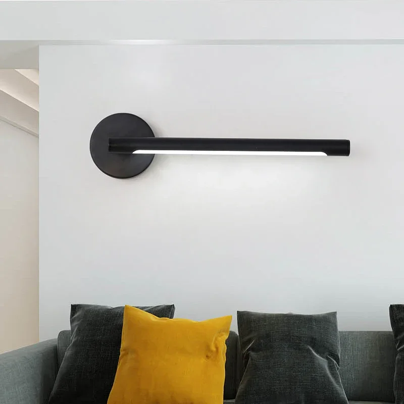 

Modern Iron LED front mirror light bathroom makeup wall lamps 360 degree Rotate led vanity toilet wall mounted sconces lighting