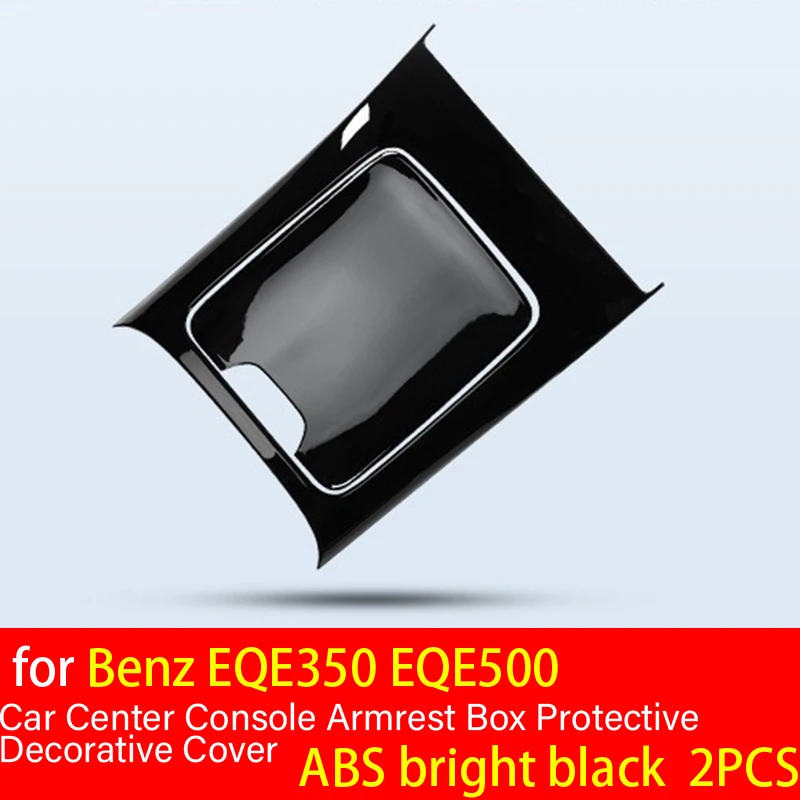 Car Center Console Armrest Box Protective Decorative Cover for Benz EQE350 EQE500 Interior Accessories 2020 2023 2024