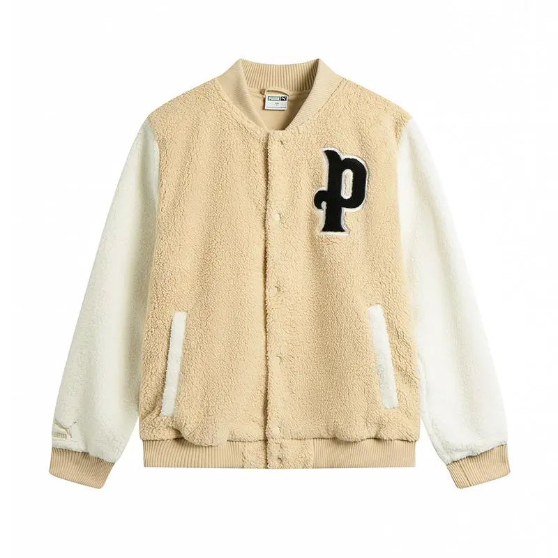 

Puma Khaki Men's and Women's Sportswear Casual Knitted Jacket 53618220